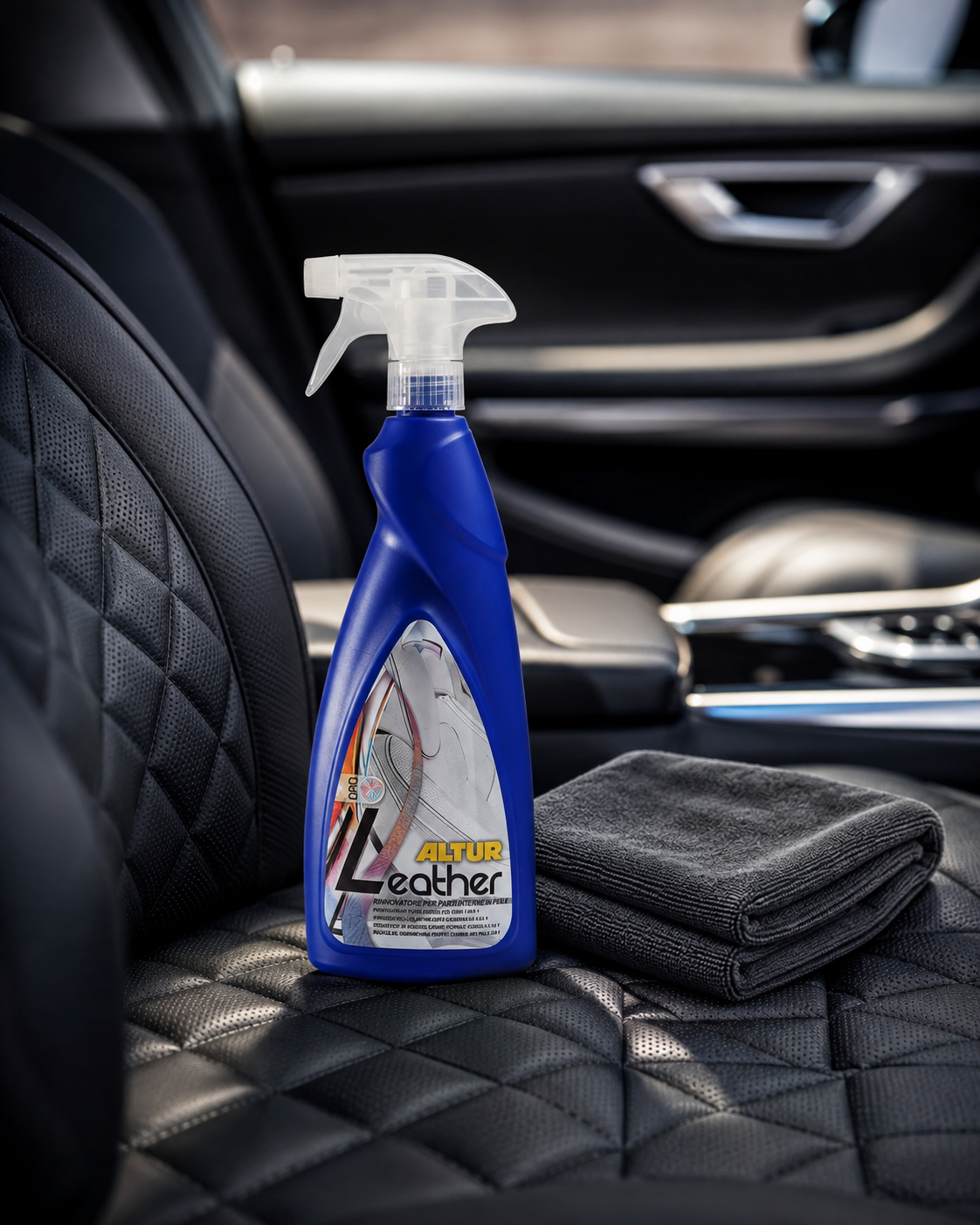 Nanošenje Altur Leather sredstva na kožna sjedišta u vozilu